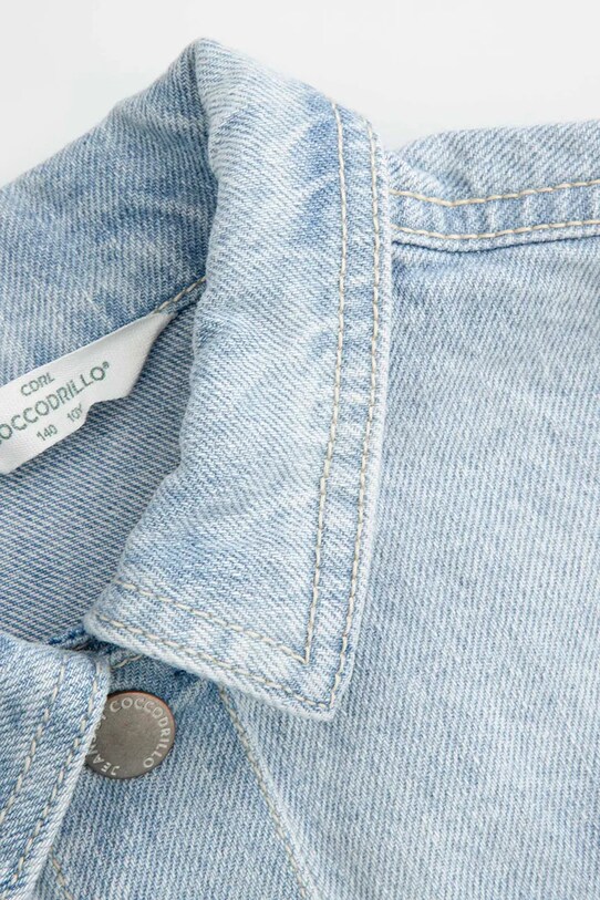 Coccodrillo geacă din denim albastru WC5152301JCG