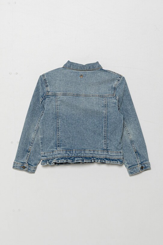 Bombažna jakna iz jeansa United Colors of Benetton 2PORGN03M.P.Seasonal modra SS25