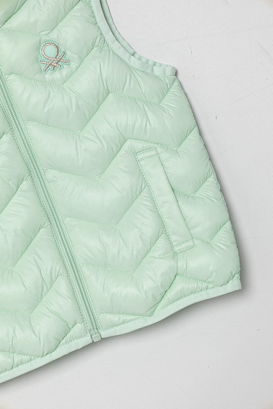 United Colors of Benetton vestă copii 21INGJ00H.P.Season.PPYA verde SS25