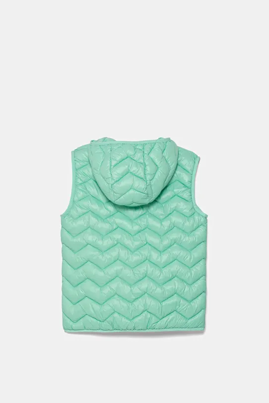 Детски елек United Colors of Benetton 21INCJ00Q.G.Season.PPYA зелен SS25