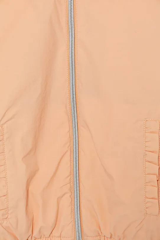 Dziewczynka United Colors of Benetton kurtka dziecięca 2IGGGN03L.P.Seasonal pomarańczowy