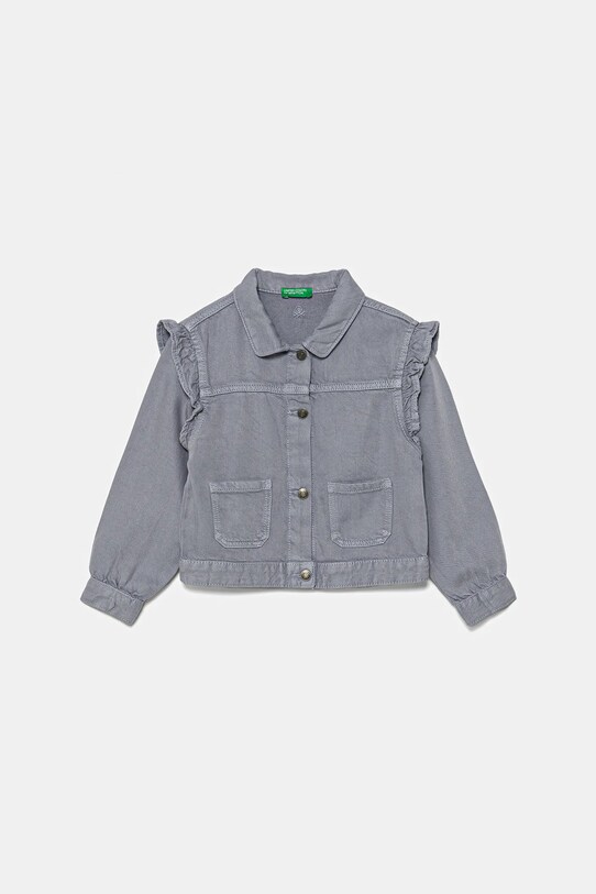 United Colors of Benetton geacă copii necaptusit violet 21AQGN03Q.P.Seasonal