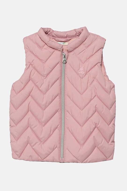 United Colors of Benetton gilè in cotone neonati transitorio rosa 2WU0AJ005.G.W.Seasonal