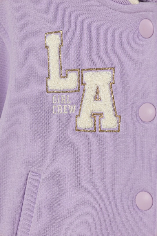 Fete United Colors of Benetton bluză copii 32N4G503P.P.Seasonal violet