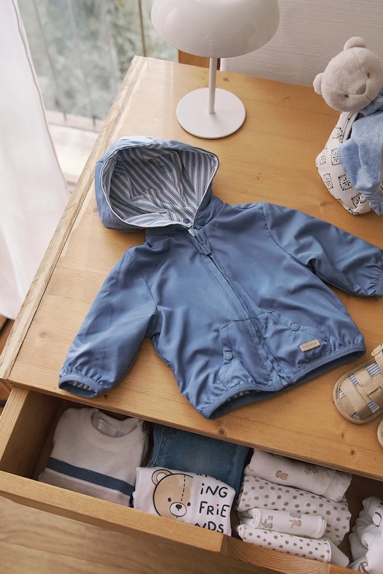 Mayoral Newborn kurtka dwustronna niemowlęca pozostałe niebieski 1456.1L.Newborn.PPYH