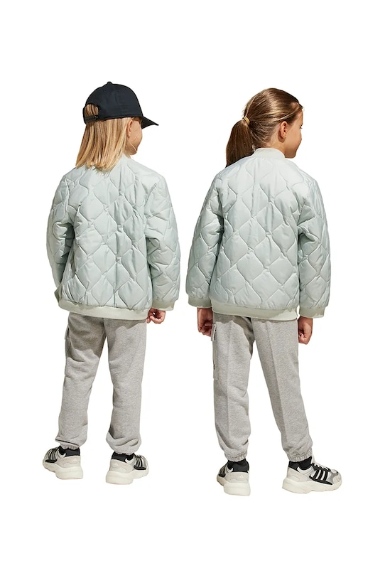 Dětská bunda adidas JC9442 šedá