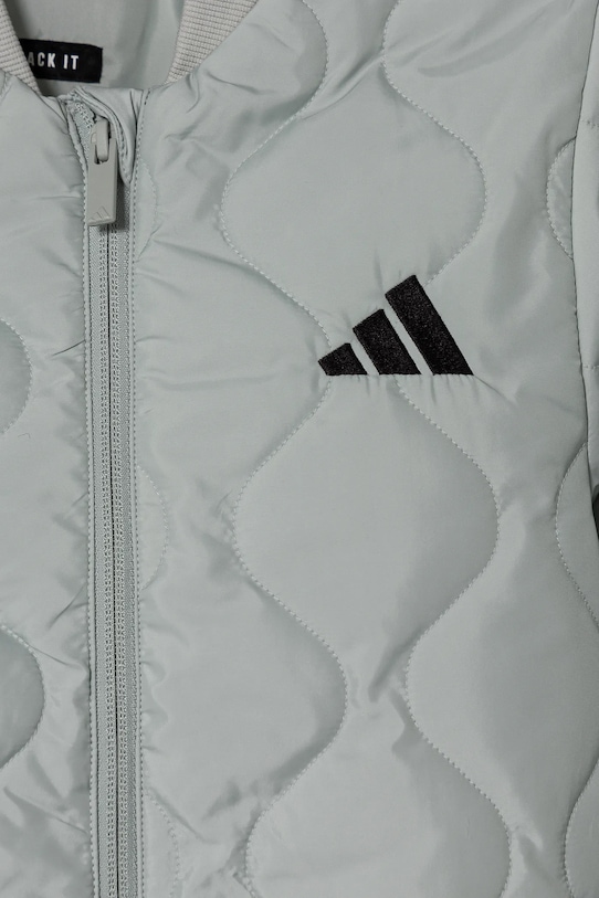 Dětská bunda adidas šedá JC9442