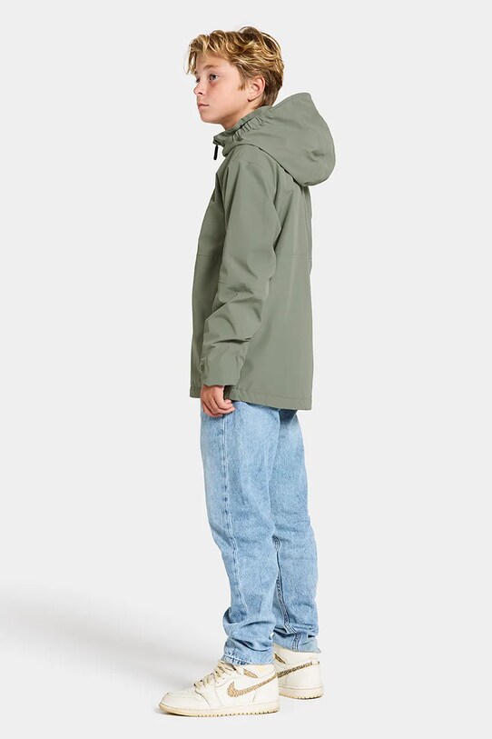 Didriksons geaca copii PIKO KIDS JACKET 505725 verde