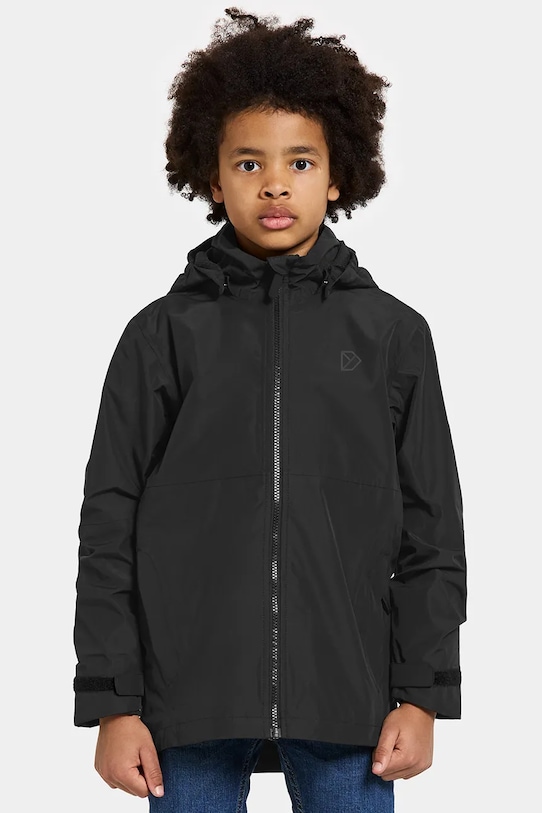 Dětská bunda Didriksons PIKO KIDS JACKET přechodné černá 505725