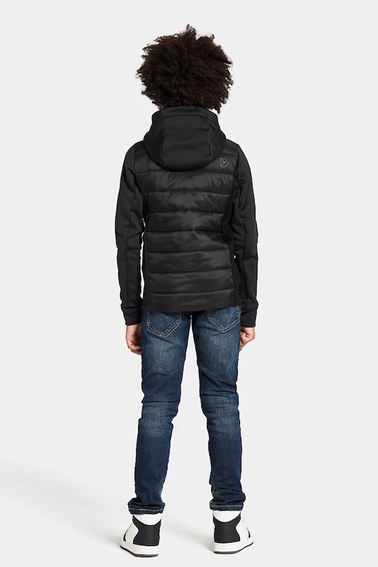 Παιδικό μπουφάν Didriksons KAPRIS KIDS FZ μαύρο 505783