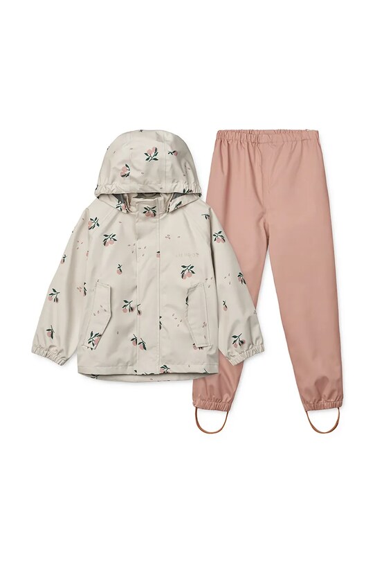 Liewood compleu copii Pedia Rainwear Set LW19909 portocaliu SS25