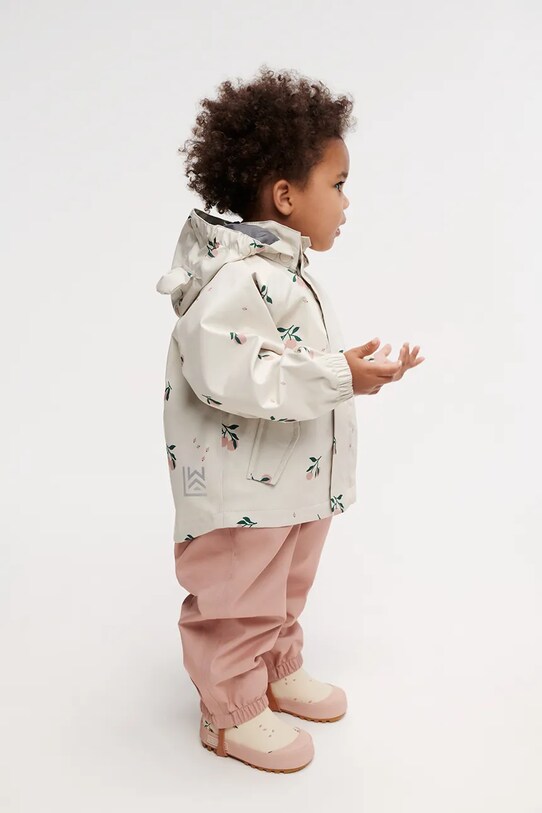 Детский комплект Liewood Manu Rainwear Set с капюшоном оранжевый LW19910