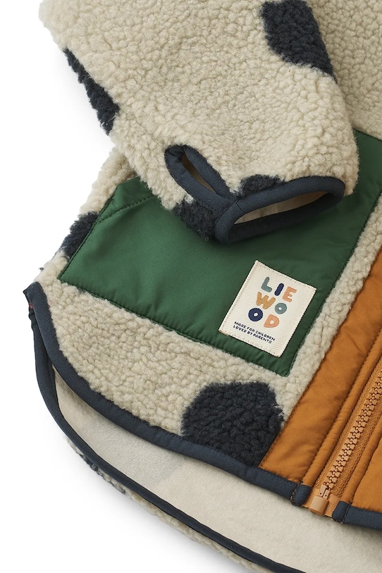 Dětská bunda Liewood Noam Pile Jacket LW20017 béžová