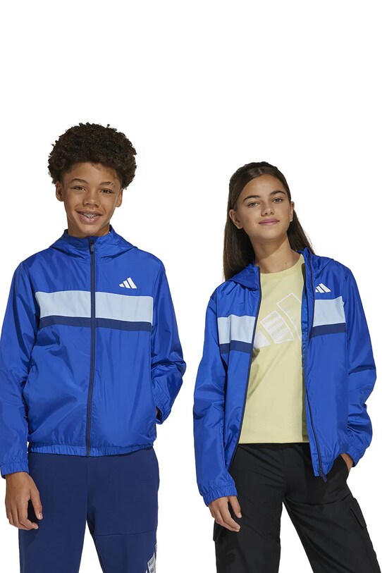 adidas geaca copii cu captuseala albastru JD0024
