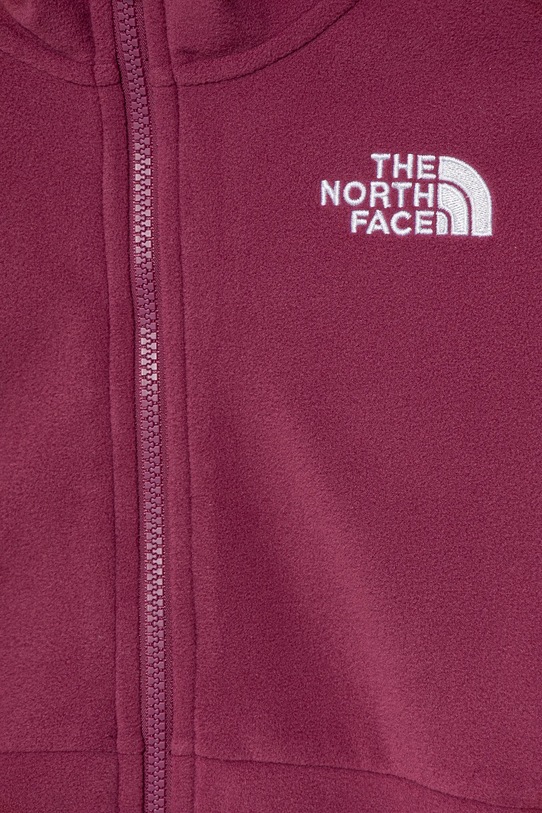 Dječaci Dječja majica od flisa The North Face TEEN GLACIER F/Z HOODED JACKET NF0A8AZK6EO1 ljubičasta
