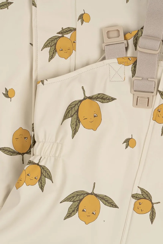 Konges Sløjd salopetă si jachetă pentru copii RAINY PALME SET KS102311