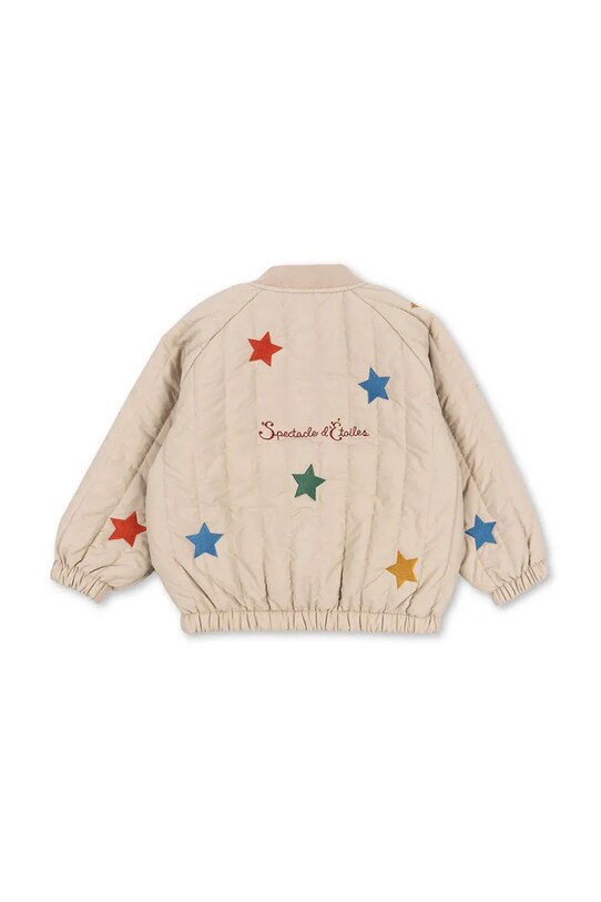Konges Sløjd kurtka bomber dziecięca JUNO BOMBER JACKET bez kaptura beżowy KS102313