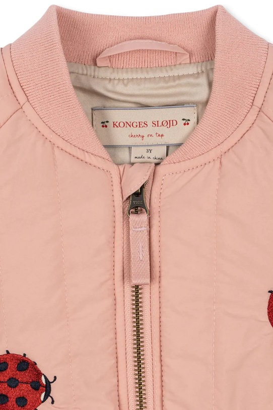 Dětská bomber bunda Konges Sløjd JUNO BOMBER JACKET růžová KS102313