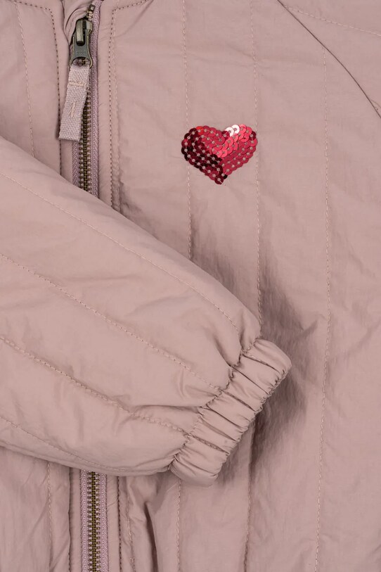 Detská bunda bomber Konges Sløjd JUNO BOMBER JACKET KS102313 ružová