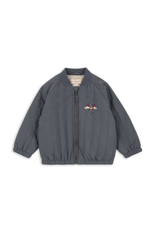 Chlapec Detská bunda bomber Konges Sløjd JUNO BOMBER JACKET KS102313 sivá