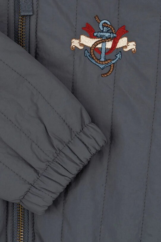 Detská bunda bomber Konges Sløjd JUNO BOMBER JACKET KS102313 sivá