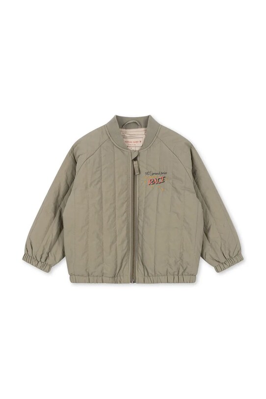 Chlapec Detská bunda bomber Konges Sløjd JUNO BOMBER JACKET KS102313 zelená