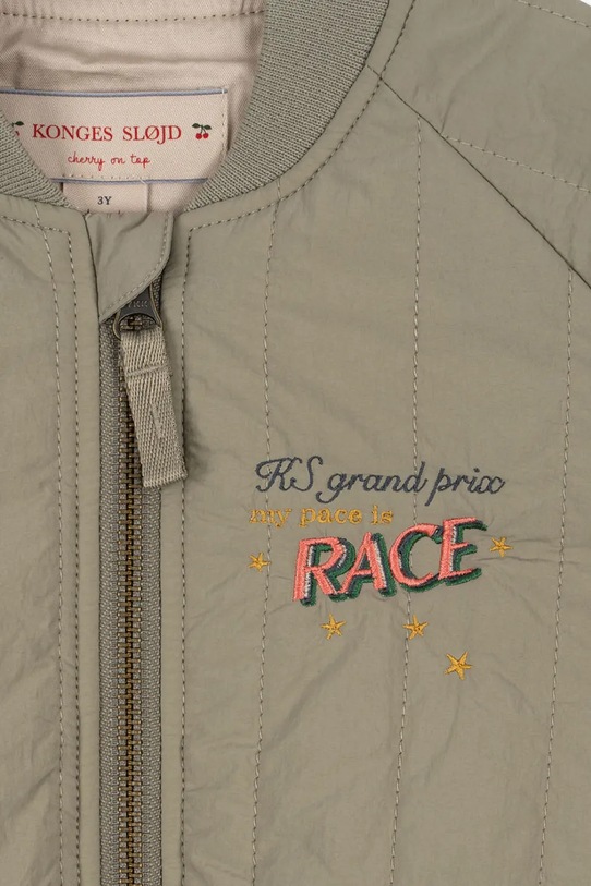 Dětská bomber bunda Konges Sløjd JUNO BOMBER JACKET KS102313 zelená