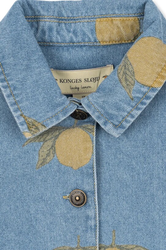 Дитяча джинсова куртка Konges Sløjd MAGOT JACKET GOTS блакитний KS102441