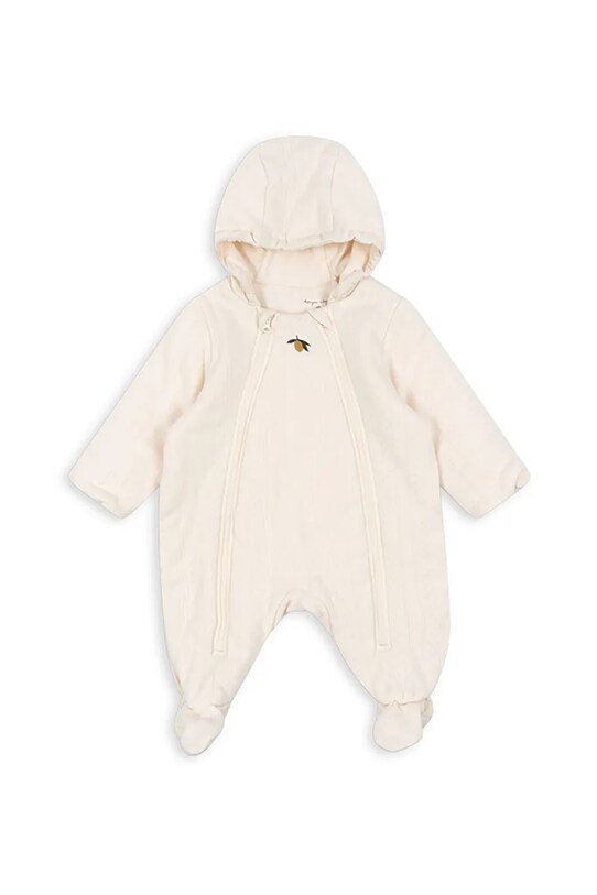 Konges Sløjd kombinezon niemowlęcy MINNA PADDED ONESIE pozostałe beżowy KS102753