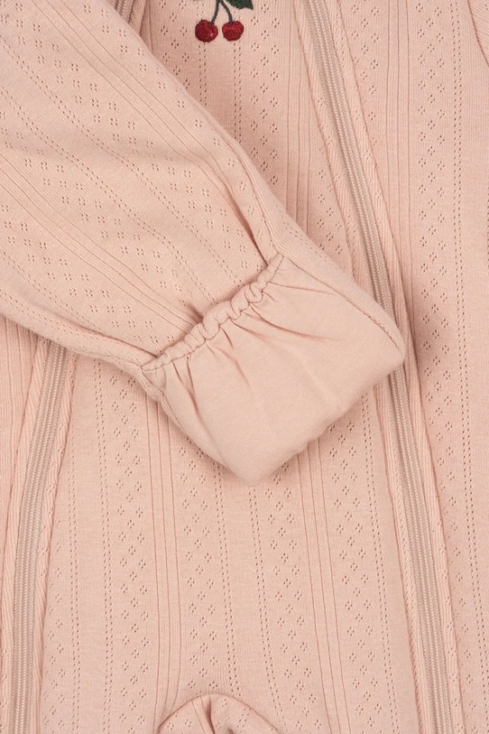 CHLAPEC Kojenecký overal Konges Sløjd MINNA PADDED ONESIE KS102753 růžová
