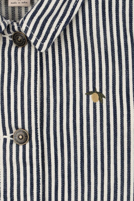 Otroška jeans jakna Konges Sløjd FENDER JACKET GOTS črna KS102805