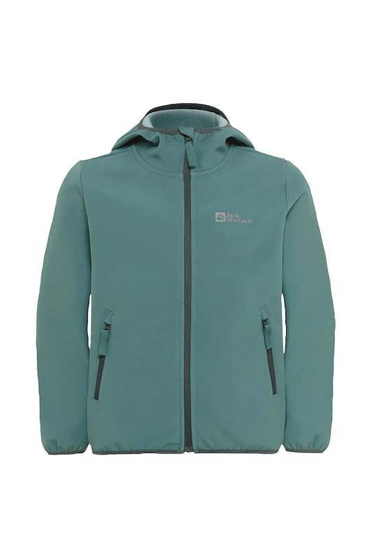 Jack Wolfskin kurtka dziecięca FOURWINDS JACKET KIDS pozostałe zielony A61854.164.176