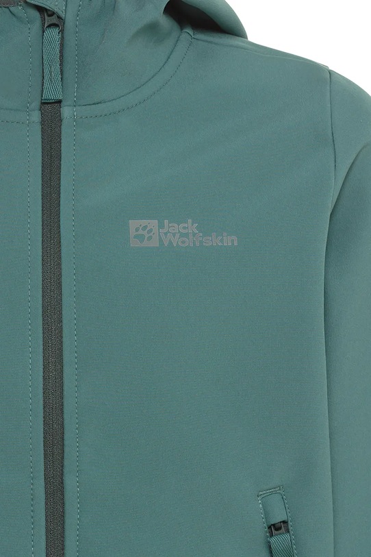 Chłopiec Jack Wolfskin kurtka dziecięca FOURWINDS JACKET KIDS A61854.164.176 zielony