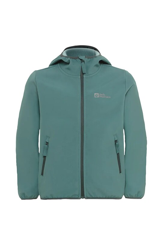 Jack Wolfskin kurtka dziecięca FOURWINDS JACKET KIDS pozostałe zielony A61854.92.152