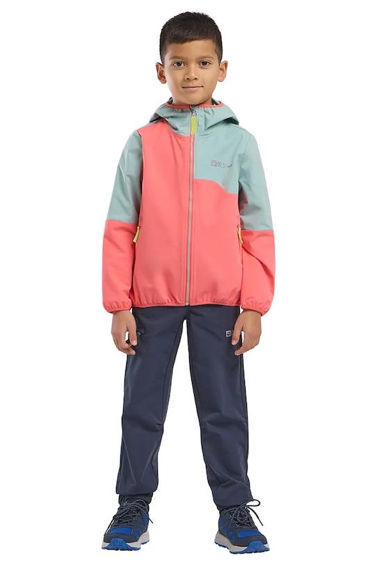 Detská bunda Jack Wolfskin TURBULENCE HOODED JKT K A63683.164.176