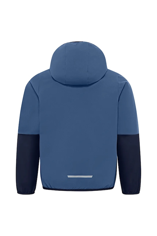 Chłopiec Jack Wolfskin kurtka dziecięca TURBULENCE HOODED JKT K A63683.92.152 granatowy