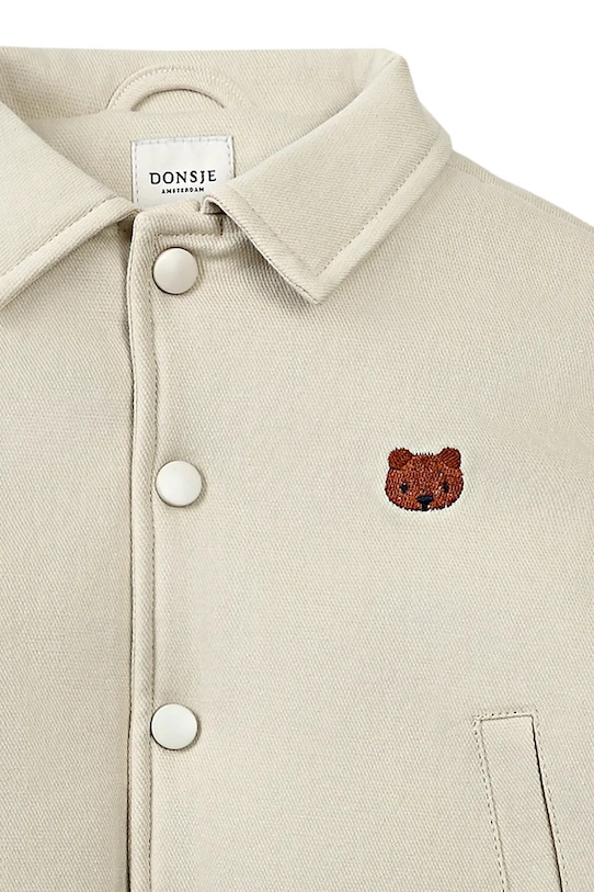 Donsje kurtka bomber niemowlęca Pidas Jacket Bear beżowy 4097401.68.92