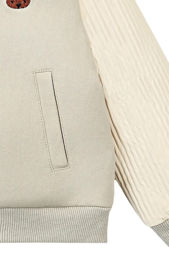 Donsje kurtka bomber niemowlęca Pidas Jacket Bear 4097401.68.92 beżowy