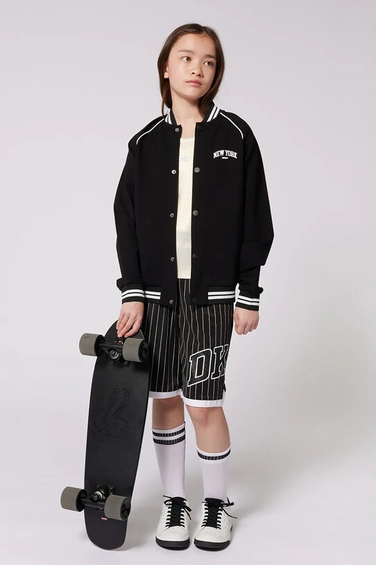 Dkny geacă bomber pentru copii cu captuseala negru D62232.114.150
