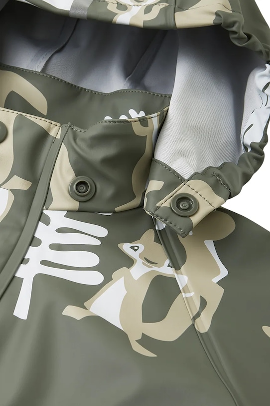 Reima kurtka przeciwdeszczowa dziecięca Vesi 5100025A.PPYA zielony