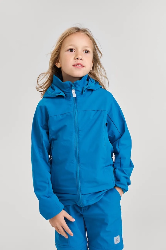 Дитяча куртка Reima Puruton з капюшоном блакитний 5100376A.PPYA