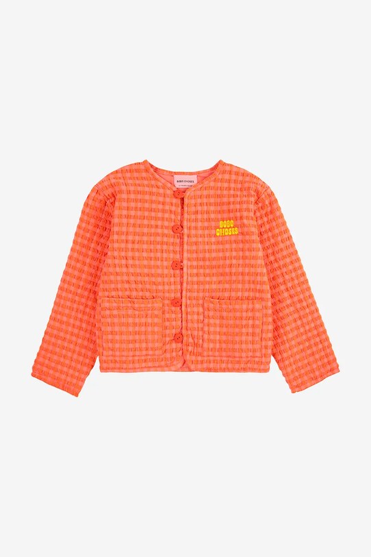 Dětská bunda Bobo Choses 125AC107 oranžová SS25