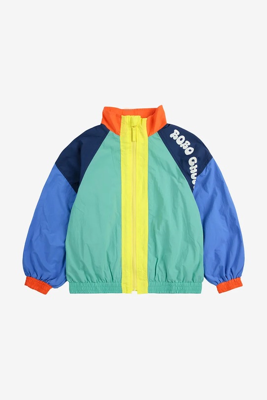 Bobo Choses kurtka bomber dziecięca Wavy 125AC108 turkusowy SS25
