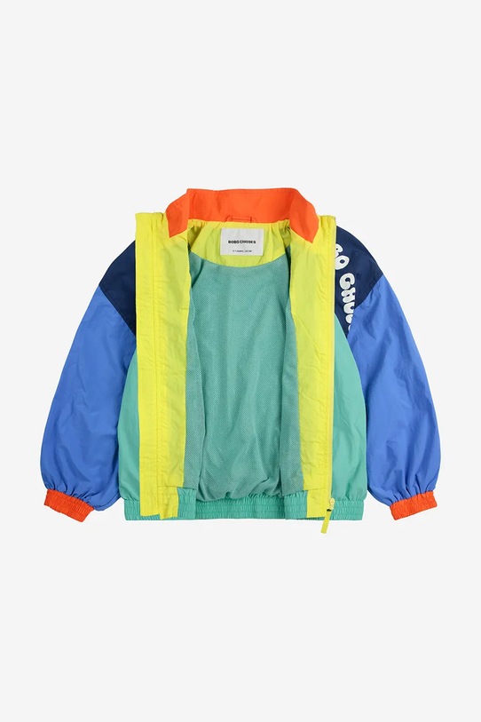 Bobo Choses kurtka bomber dziecięca Wavy turkusowy 125AC108