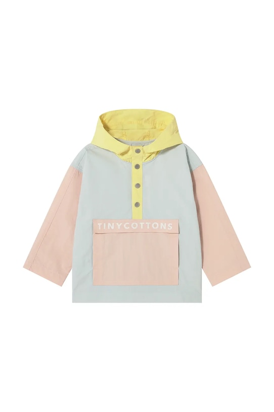 Παιδικό μπουφάν Tinycottons COLOR BLOCK JACKET SS25.250 μπλε SS25