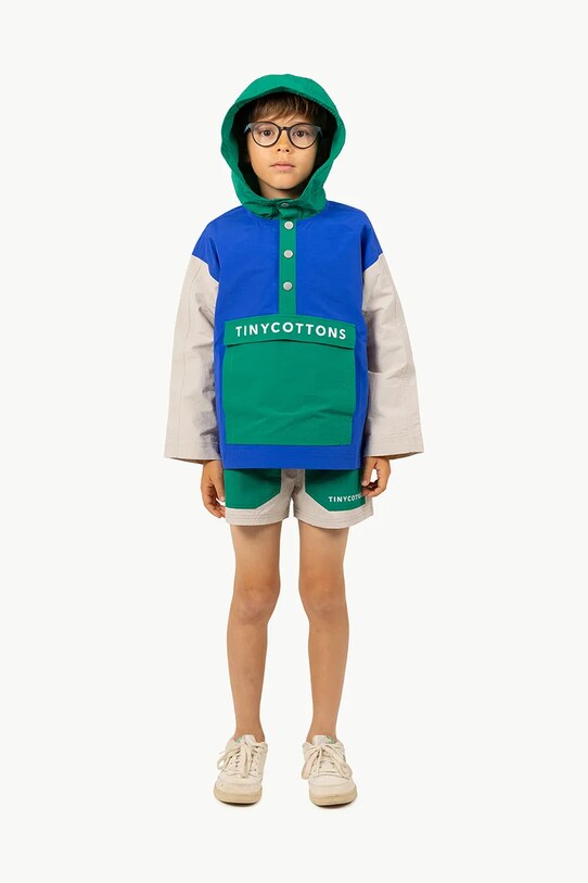 Otroška jakna Tinycottons COLOR BLOCK JACKET SS25.250