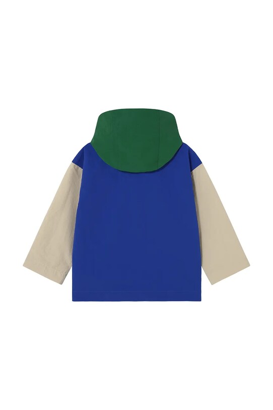 Deklice Otroška jakna Tinycottons COLOR BLOCK JACKET SS25.250 modra