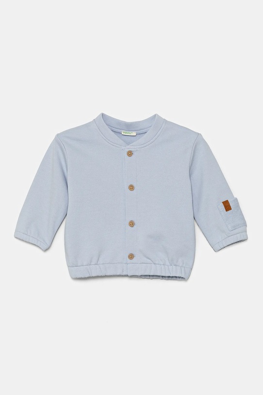 Дитяча бавовняна куртка United Colors of Benetton без підкладки блакитний 3LAXA501H.W.Seasonal