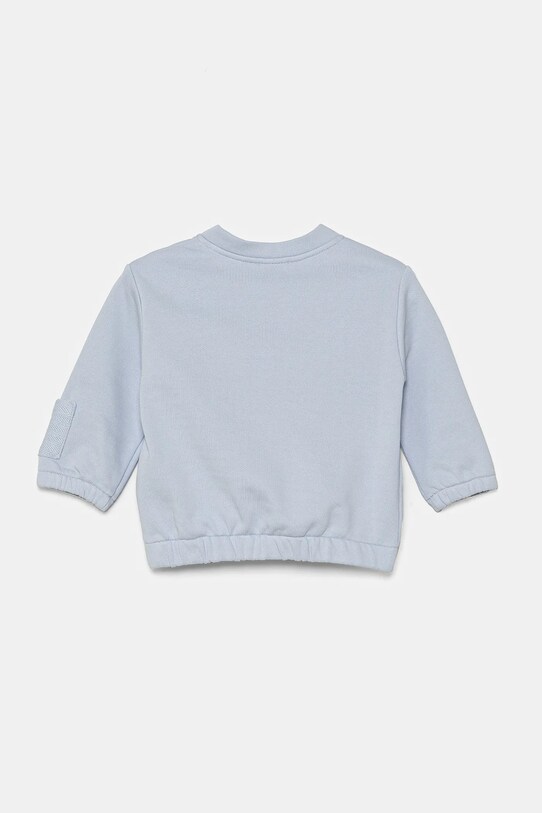 Дитяча бавовняна куртка United Colors of Benetton 3LAXA501H.W.Seasonal блакитний SS25