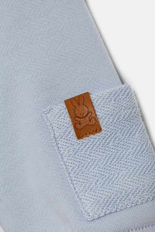 Хлопчик Дитяча бавовняна куртка United Colors of Benetton 3LAXA501H.W.Seasonal блакитний